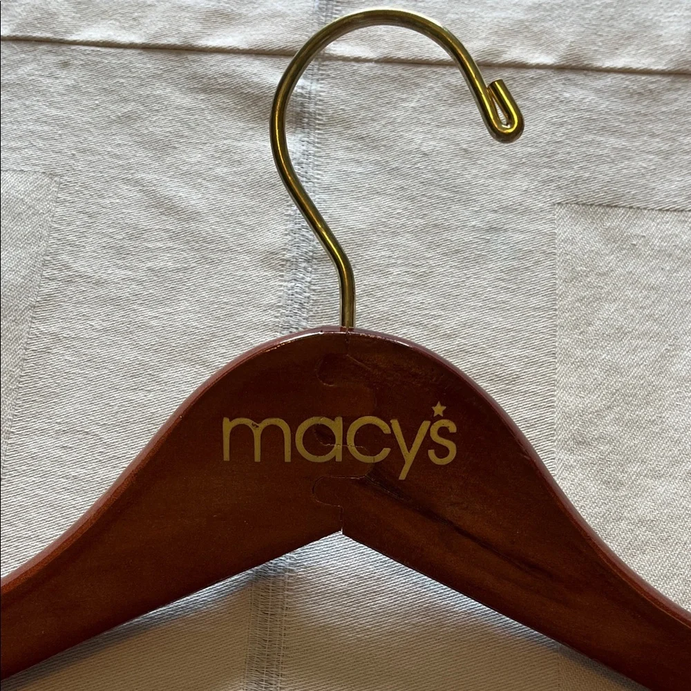 Macy's Brown Wooden Hanger
